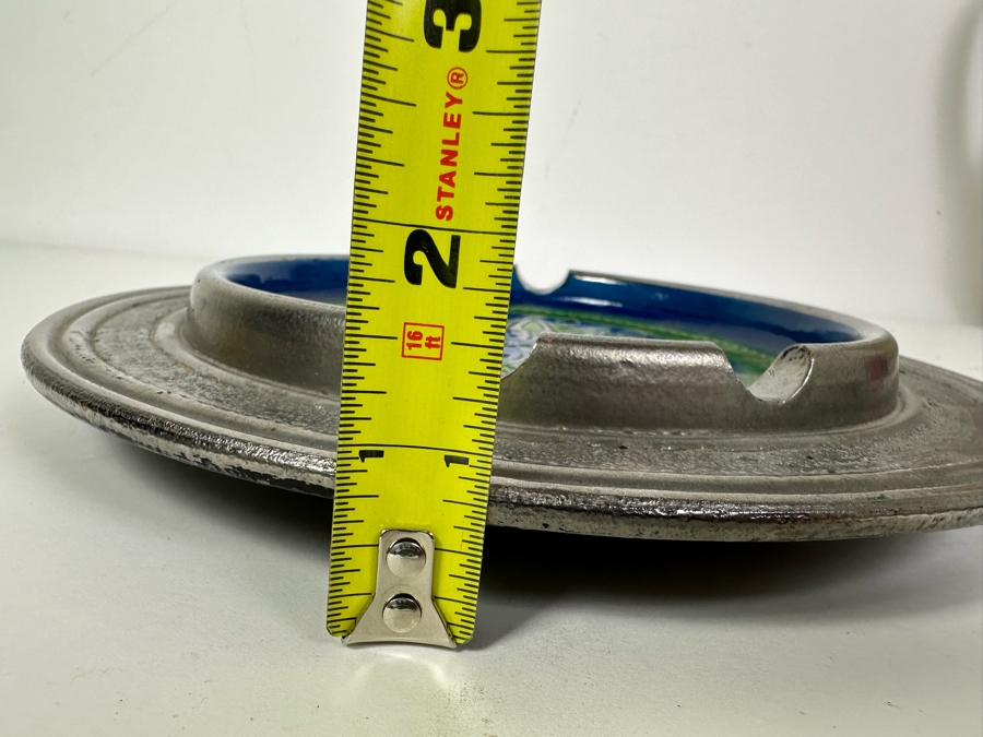 Vintage MCM Aldo Londi Bitossi Italian Ceramic Pottery Ashtray 10'W X 1.5'H [Photo 10]