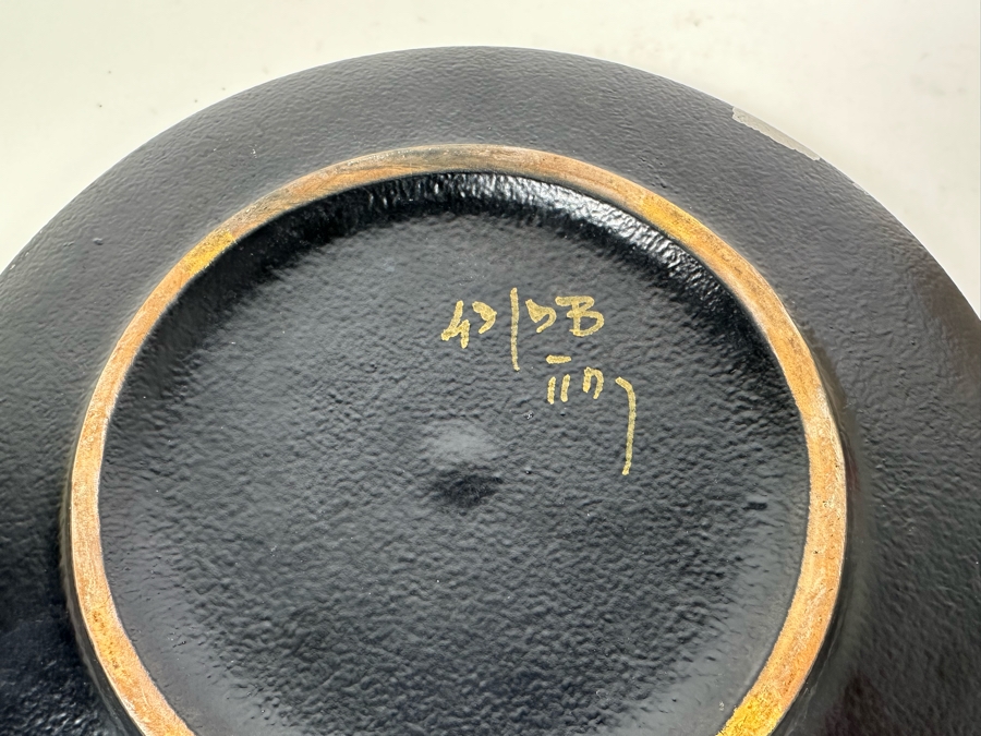 Vintage MCM Aldo Londi Bitossi Italian Ceramic Pottery Ashtray 10'W X 1.5'H [Photo 8]