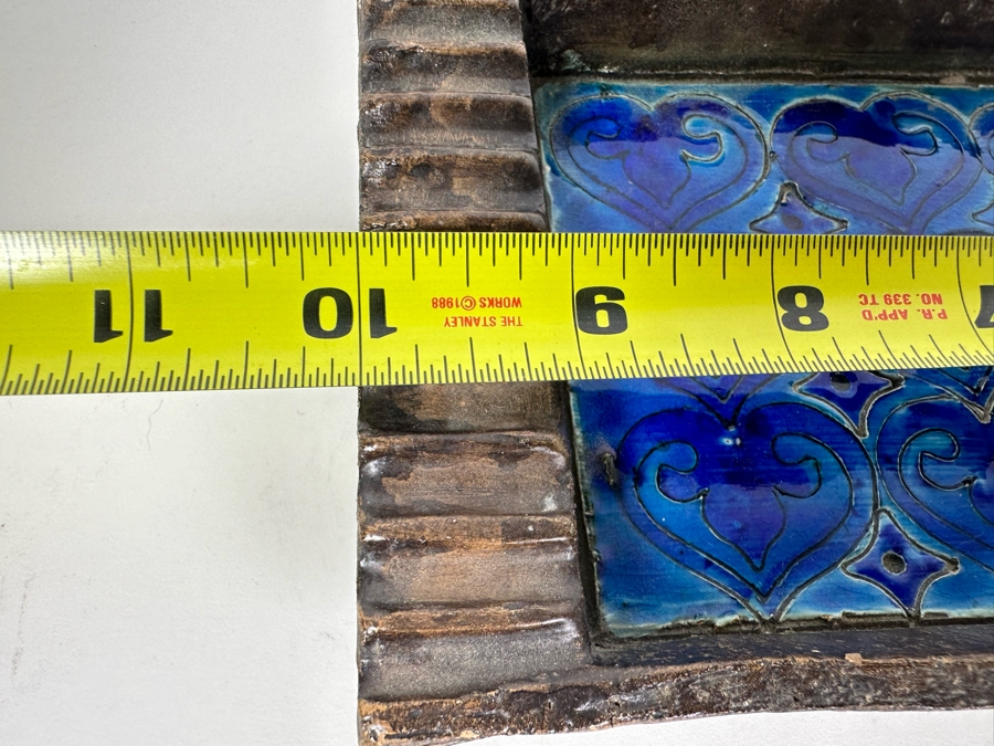 Vintage MCM Aldo Londi Bitossi Italian Ceramic Pottery Ashtray 10'W X 4.75'D [Photo 12]