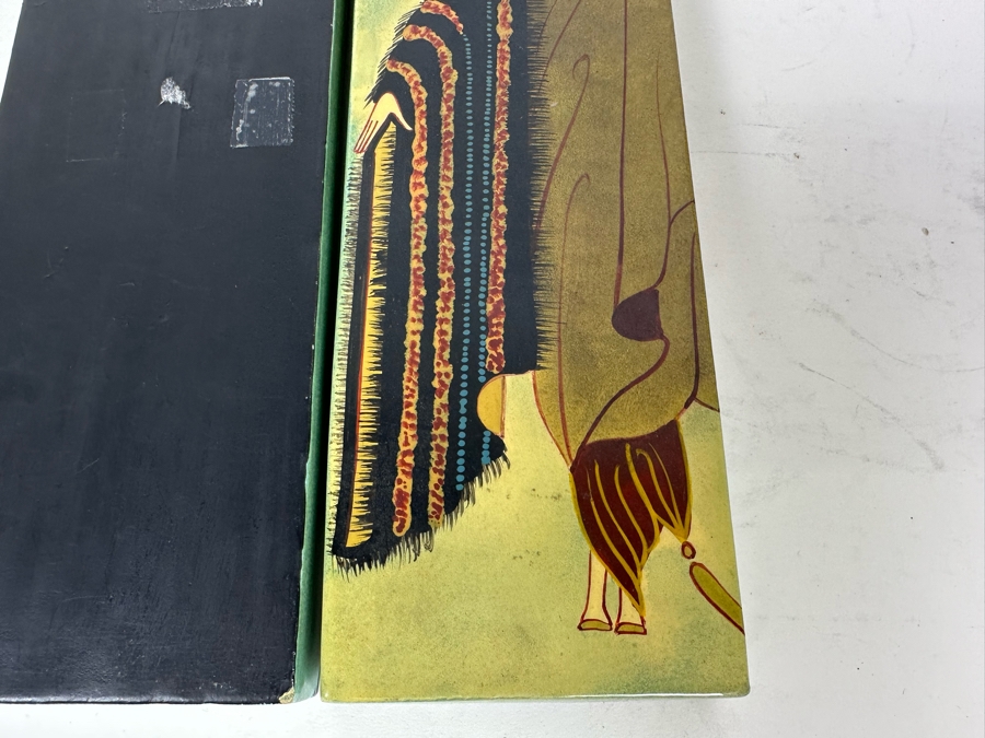 Erte Lacquered Hand Painted Limited Edition Jewelry Box 'Mystique' 3W X 10.5'D X 1.5'H [Photo 4]