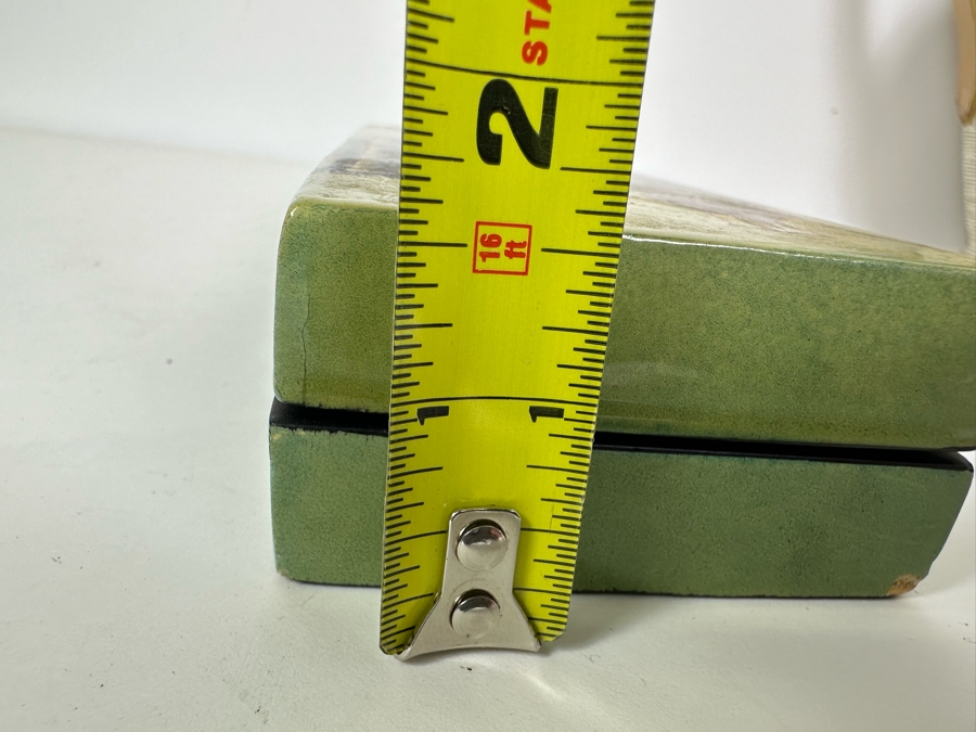 Erte Lacquered Hand Painted Limited Edition Jewelry Box 'Mystique' 3W X 10.5'D X 1.5'H [Photo 10]