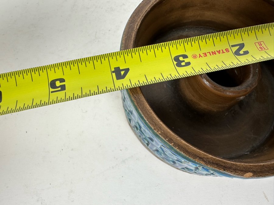 Vintage MCM Bitossi Italian Ceramic Candle Holder 3.75'W X 1.5'H [Photo 6]
