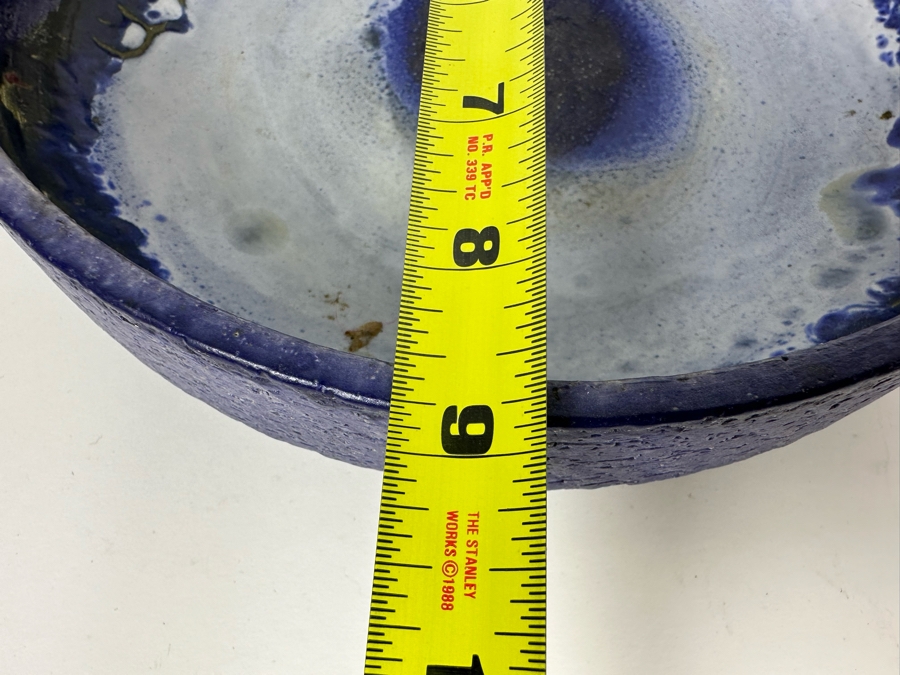 Vintage MCM Italian Signed Fantoni Raymor Pottery Ceramic Ashtray 9'W X 2.5'H [Photo 9]