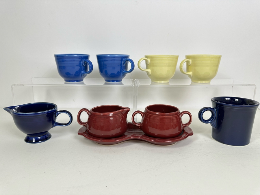 Fiestaware Cups Creamer & Sugar [Photo 2]