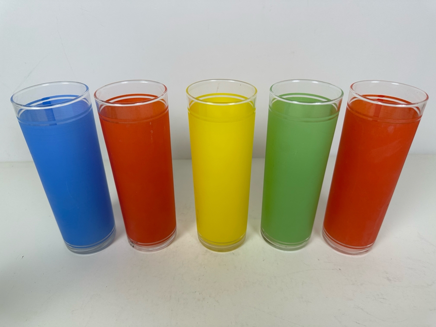 (5) Vintage MCM Glassware 6.75'H [Photo 2]