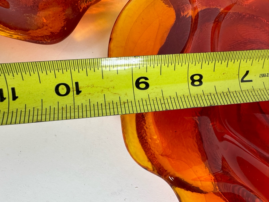 Set Of Three MCM Fenton Art Glass Dishes 9.5'W And 5'W [Photo 5]