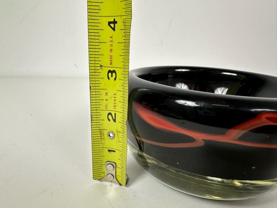 Vintage Italian Murano Art Glass Bowl 5'W X 3'H [Photo 6]