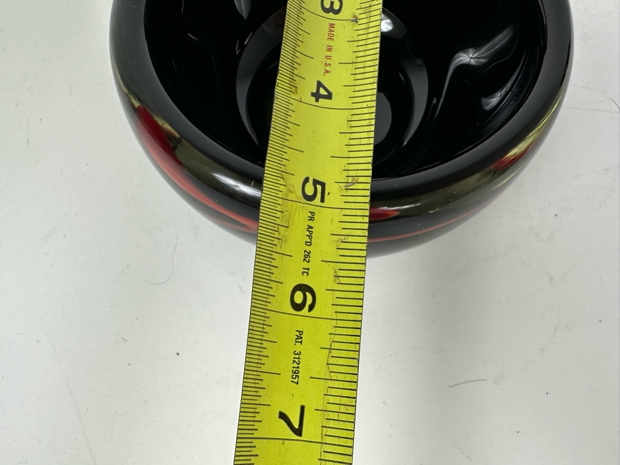 Vintage Italian Murano Art Glass Bowl 5'W X 3'H [Photo 5]