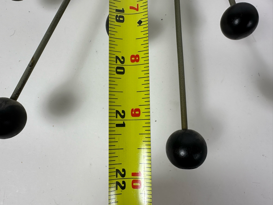 Vintage Mid-Century Modern Sunburst Wall Clock By Seth Thomas 'Random' Model 2724-000 Needs Need Movement 22'H [Photo 6]