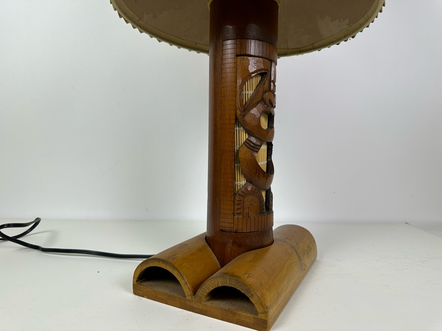 Comtemporary Tiki Table Lamp 26'H [Photo 5]