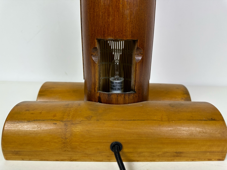 Comtemporary Tiki Table Lamp 26'H [Photo 6]