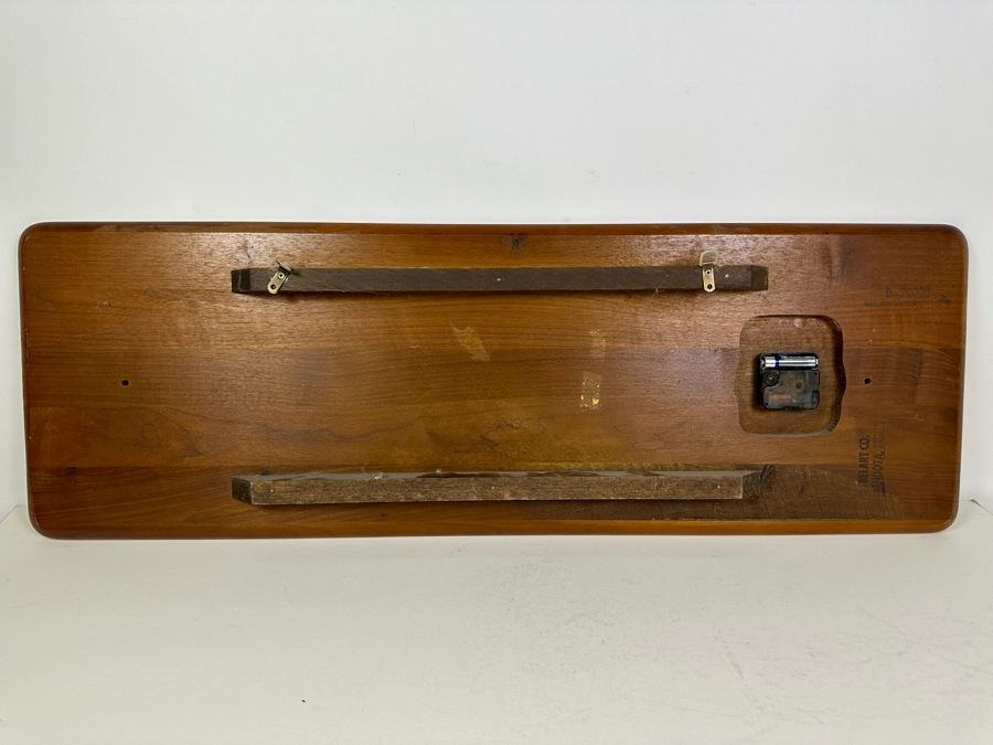 Vintage Mid-Century Modern Belart Co Sailboat Clock 36'W X 12'H [Photo 5]