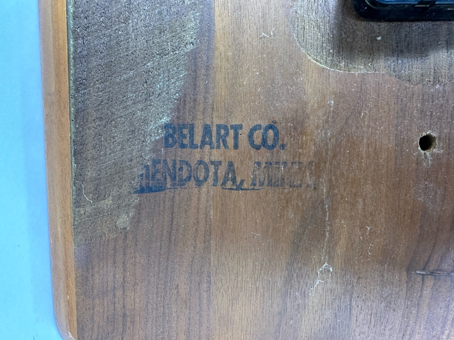 Vintage Mid-Century Modern Belart Co Sailboat Clock 36'W X 12'H [Photo 6]