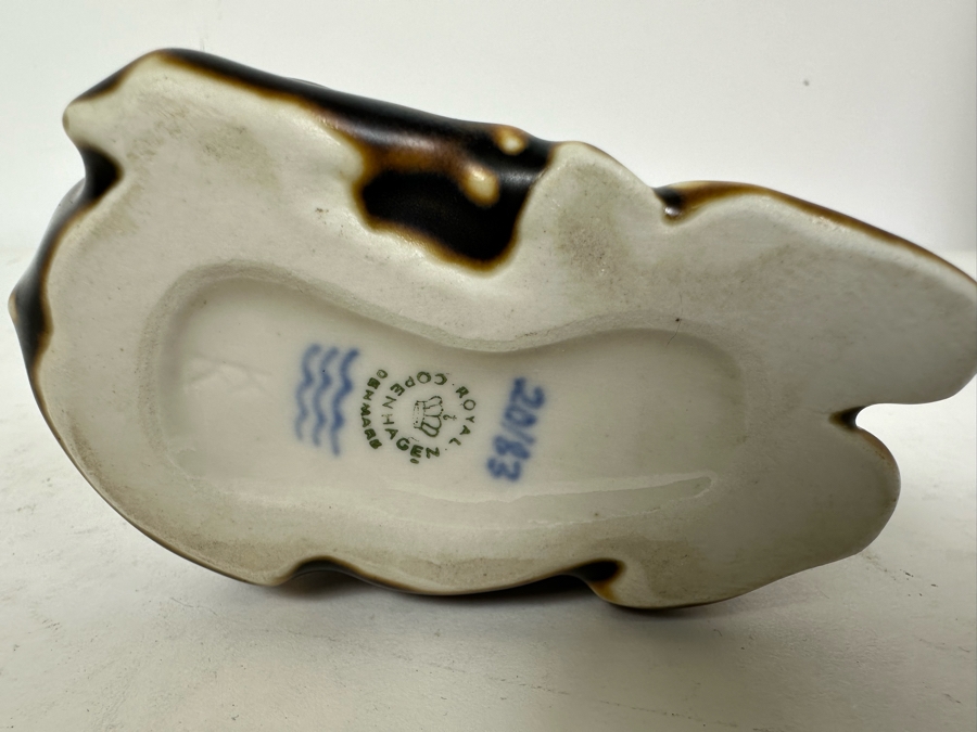 Royal Copenhagen Lying Fawn Stoneware Figurine 4'W X 3'H [Photo 5]