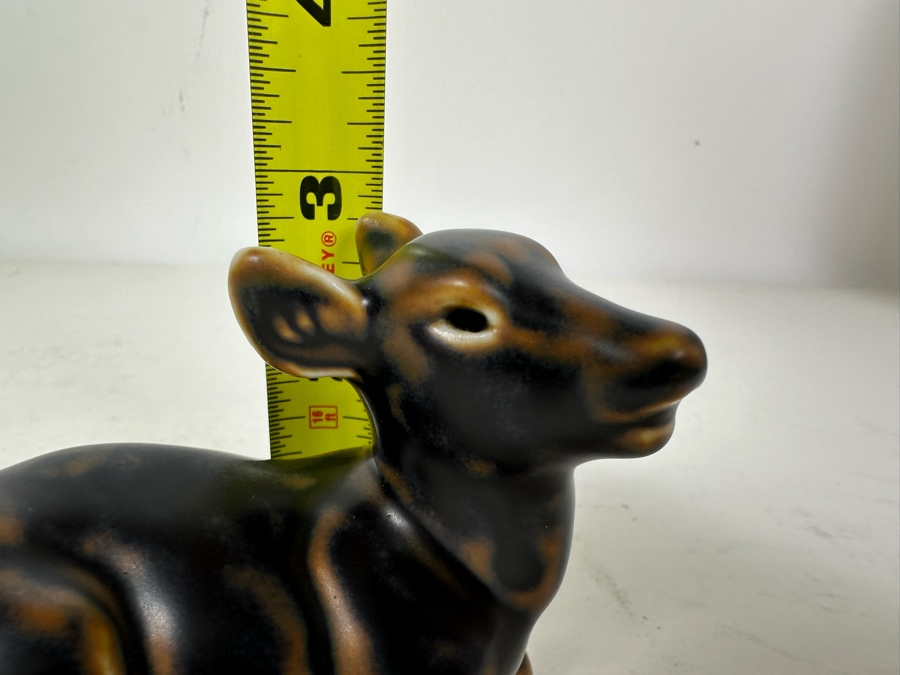 Royal Copenhagen Lying Fawn Stoneware Figurine 4'W X 3'H [Photo 7]