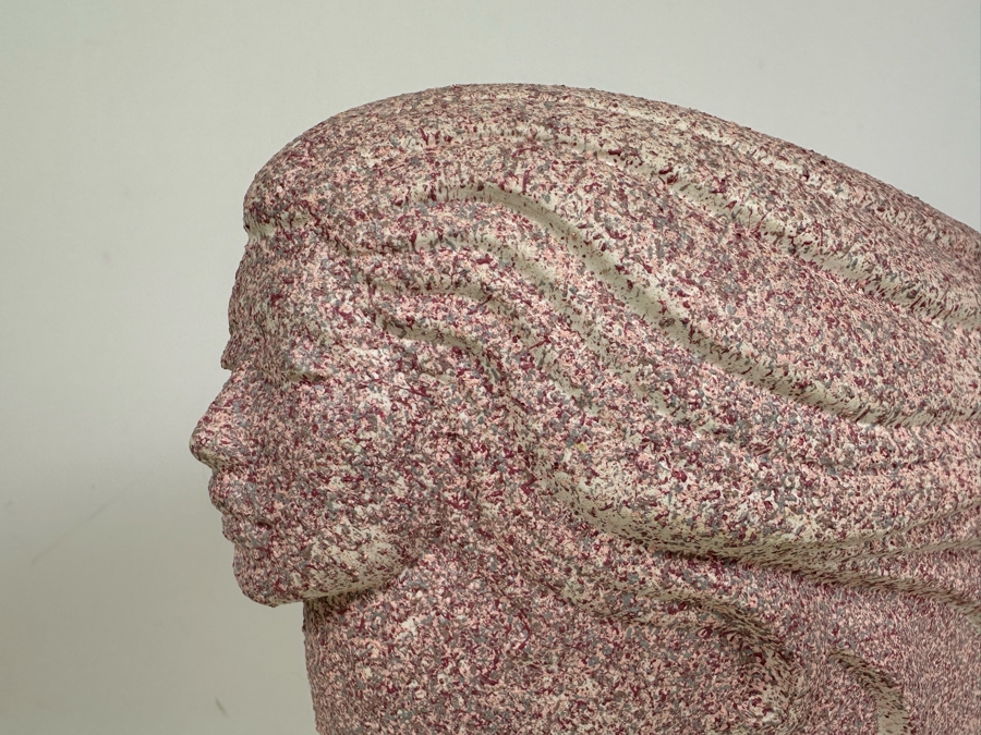 Woman's Flowing Hair Plaster Vase 13'W X 6'D X 11'H [Photo 5]