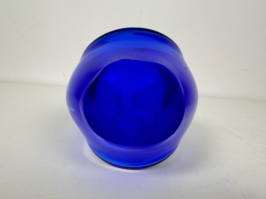 Blue Art Glass Sculpture 11.5'H [Photo 5]