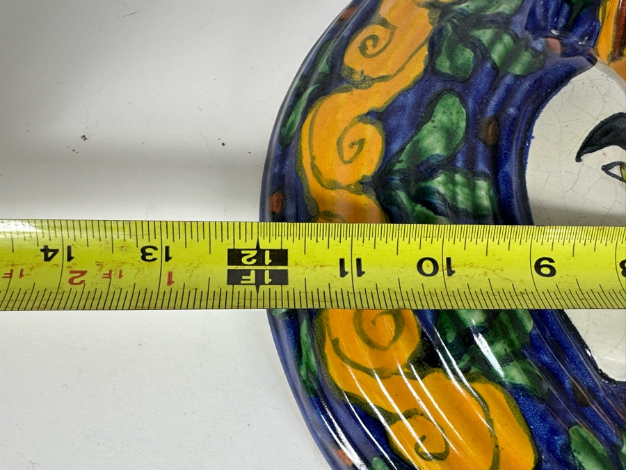 Mexican Pottery Sun & Moon Wall Plaque 12'W [Photo 6]