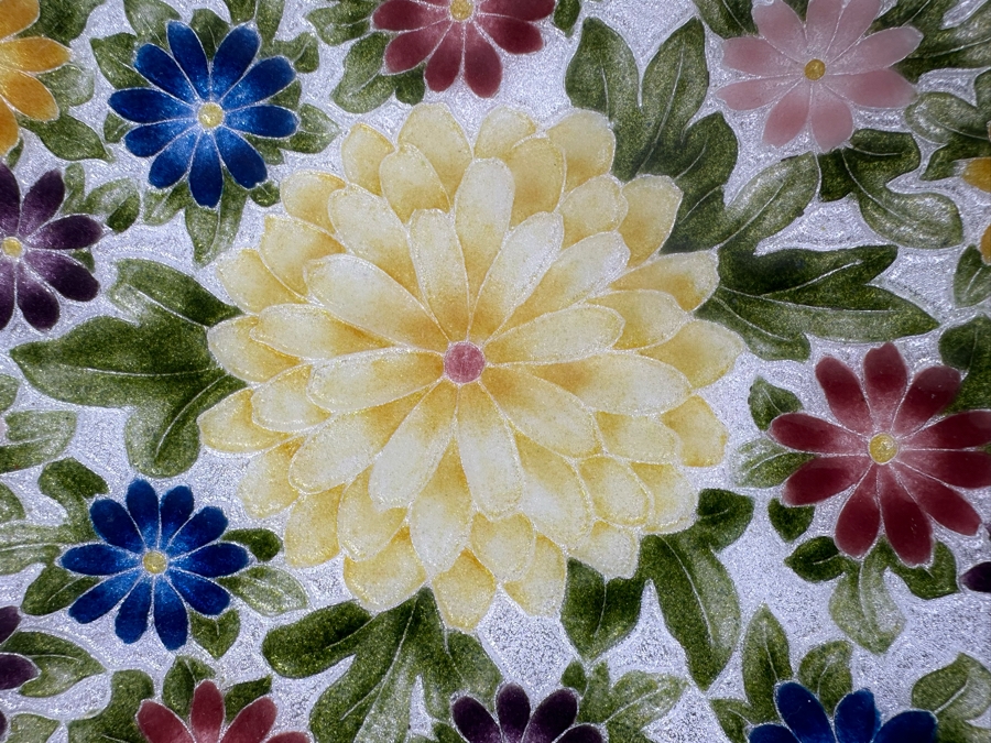 (4) Handmade Enamel Copper Plates Dishes Of Various Makes Including Annemarie Davidson 8'R [Photo 3]