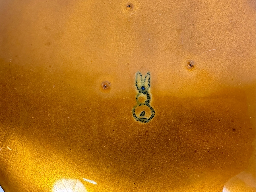 (4) Handmade Enamel Copper Plates Dishes Of Various Makes Including Annemarie Davidson 7.75'R [Photo 10]