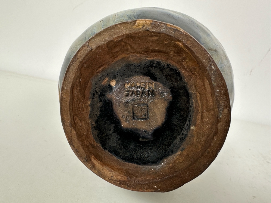 Signed Japanese Pottery Vase 6'H [Photo 5]