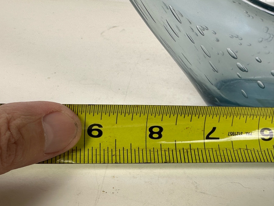 Vintage MCM Handmade Abstract Art Glass Altaglass Bowl Made In England 9'W X 8'H [Photo 6]