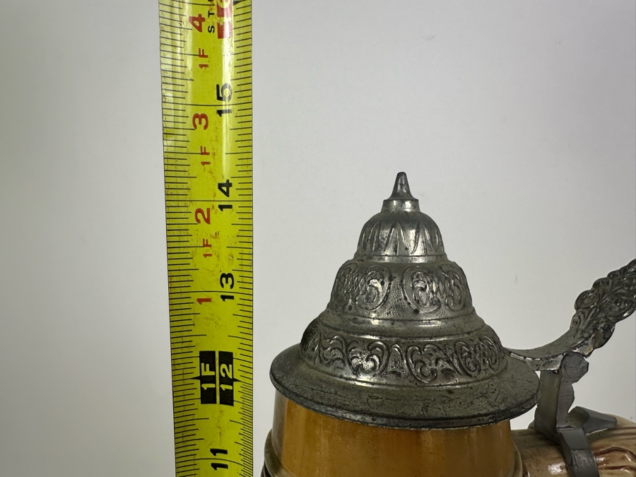 Large Original King Stoneware Beer Stein From Western Germany 14.5'H [Photo 9]