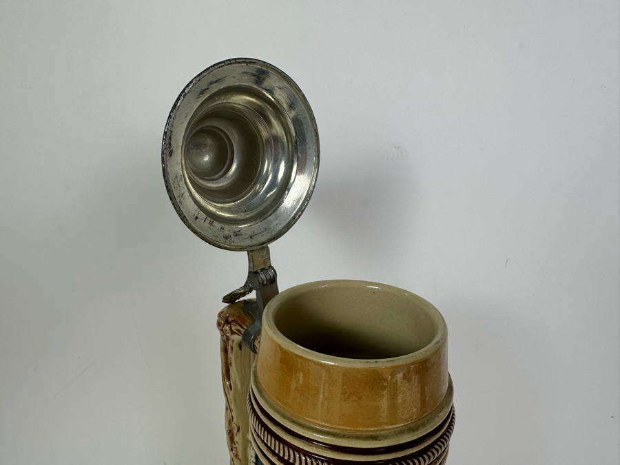 Large Original King Stoneware Beer Stein From Western Germany 14.5'H [Photo 6]