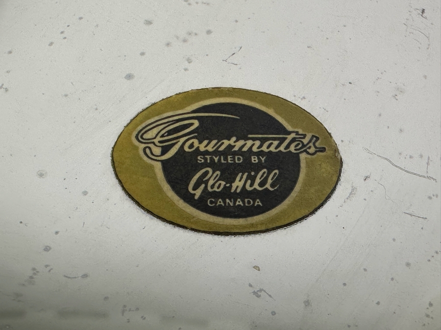 Vintage MCM Chrome With Bakelite Handles Serving Dish Bowl Gourmates Glo-Hill Canada 11.25'W X 4.5'D [Photo 4]