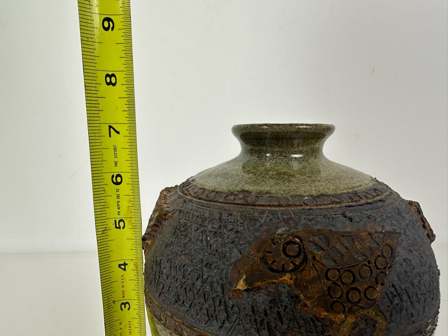 Vintage Artist Signed Studio Pottery 7'H [Photo 9]