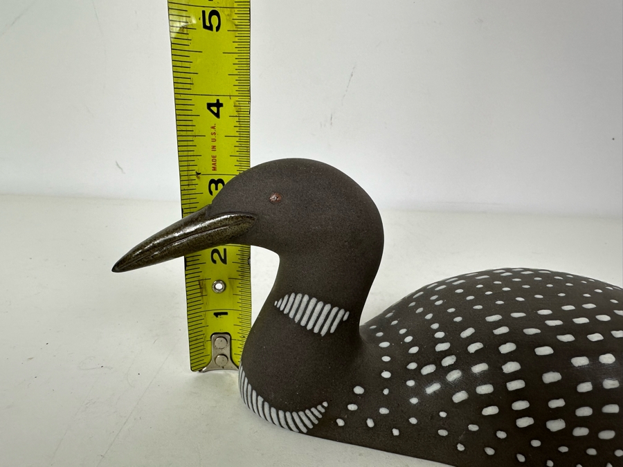 Vintage POD Pottery Of Edgecomb Maine Duck Figurine 10'W X 3.5'H [Photo 8]