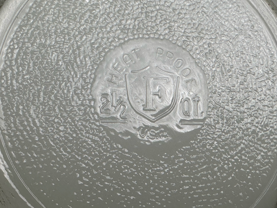 Vintage Pair Of Federal Glass Bowls 8'W & 6.5'W [Photo 3]