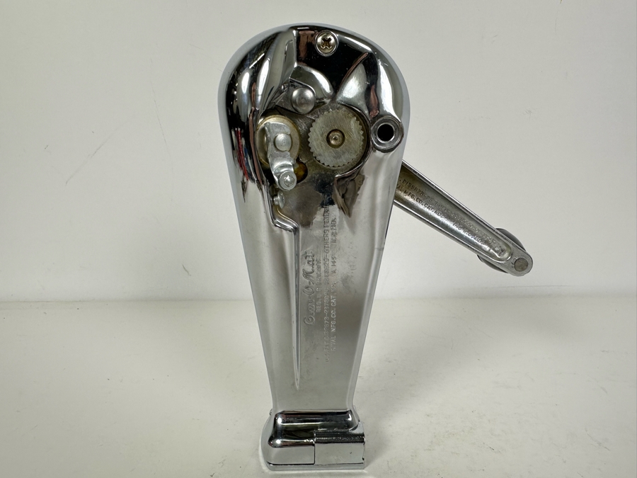 Vintage Mid-Century Modern Chrome Can-O-Mat Can Opener 7.5'H [Photo 2]