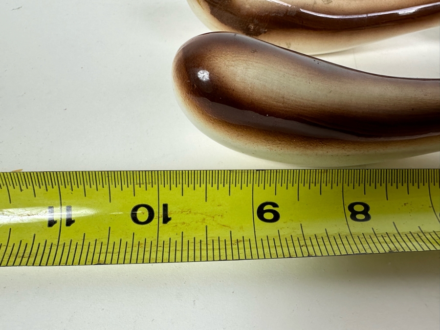 Pair Of Vintage Ceramic Salt & Pepper Shakers 10'W [Photo 8]