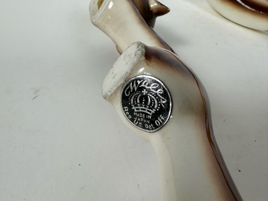 Pair Of Vintage Ceramic Salt & Pepper Shakers 10'W [Photo 6]