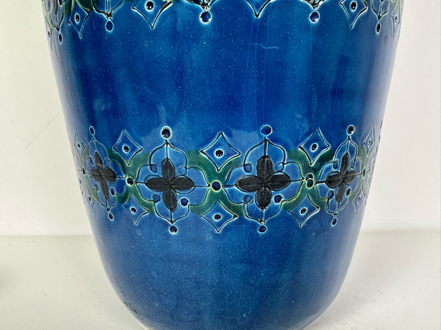 Vintage MCM Bitossi Italian Ceramic Pottery Lamp Base Made In Italy Signed - See Photos For Several Chips 23'H [Photo 7]