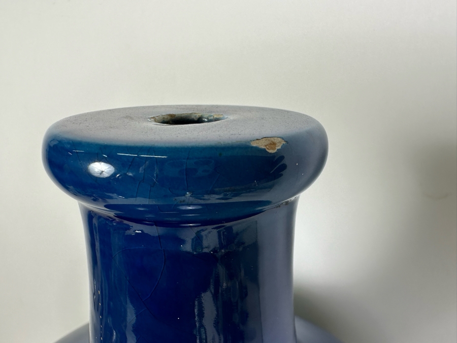 Vintage MCM Bitossi Italian Ceramic Pottery Lamp Base Made In Italy Signed - See Photos For Several Chips 23'H [Photo 3]