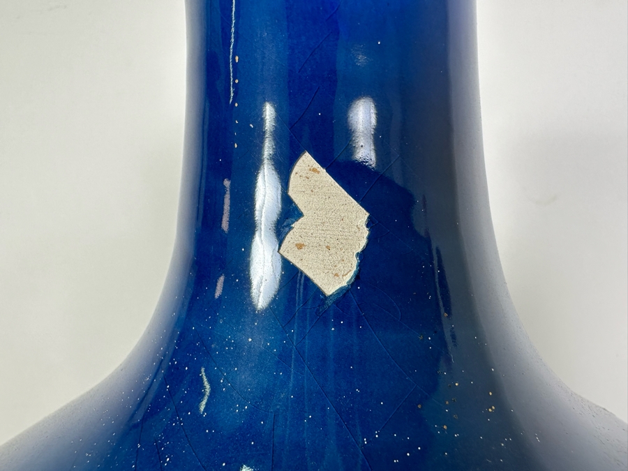 Vintage MCM Bitossi Italian Ceramic Pottery Lamp Base Made In Italy Signed - See Photos For Several Chips 23'H [Photo 2]