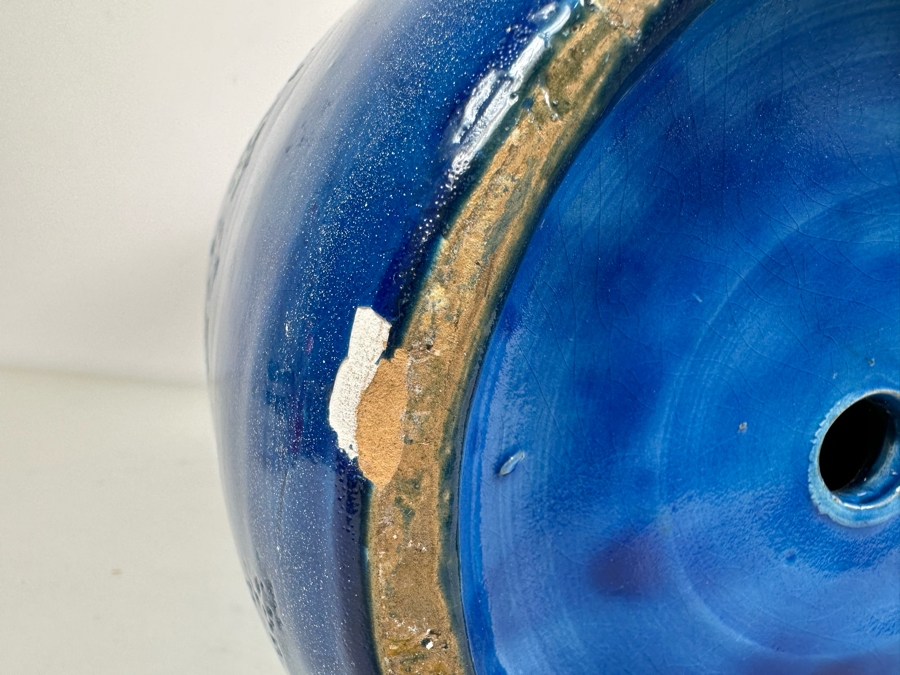 Vintage MCM Bitossi Italian Ceramic Pottery Lamp Base Made In Italy Signed - See Photos For Several Chips 23'H [Photo 10]