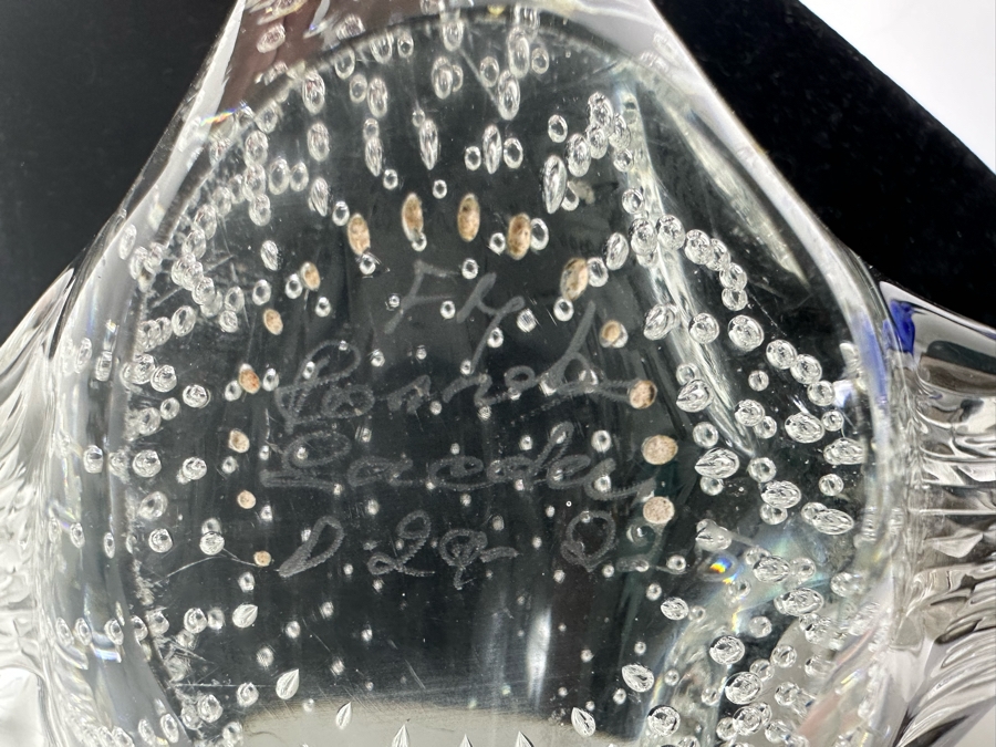 Vintage Marcolin Sweden Crystal Goose Swan Signed 9.5'L [Photo 7]