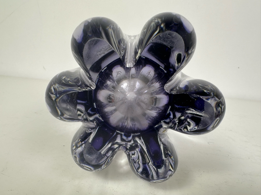 Stunning Kosta Boda Signed Art Glass Vase 9'H [Photo 4]