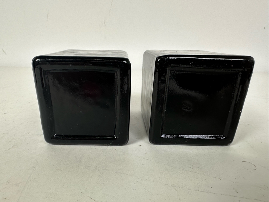 Pair Of Vintage Blenko Glass Candle Holders 2.5'H [Photo 5]