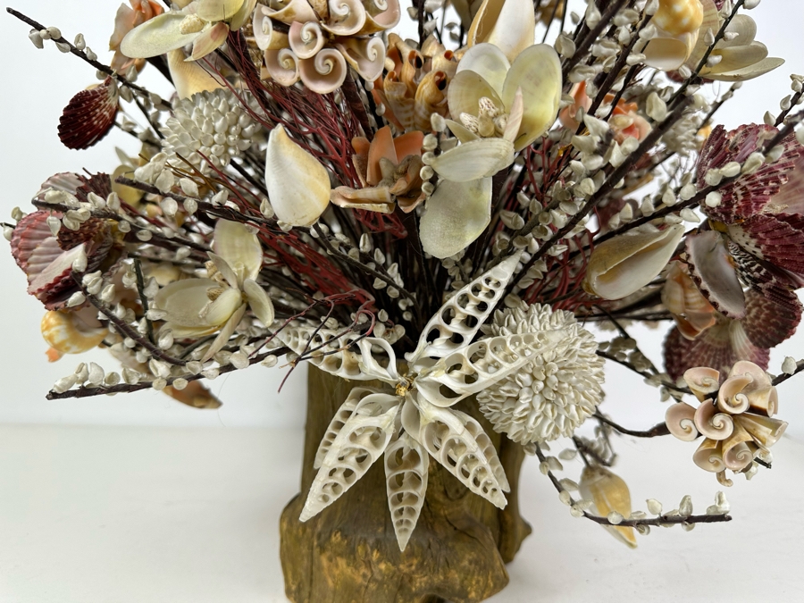 Unique Handmade Shell Floral Centerpiece 19'H [Photo 8]