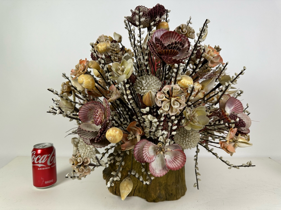 Unique Handmade Shell Floral Centerpiece 19'H [Photo 10]