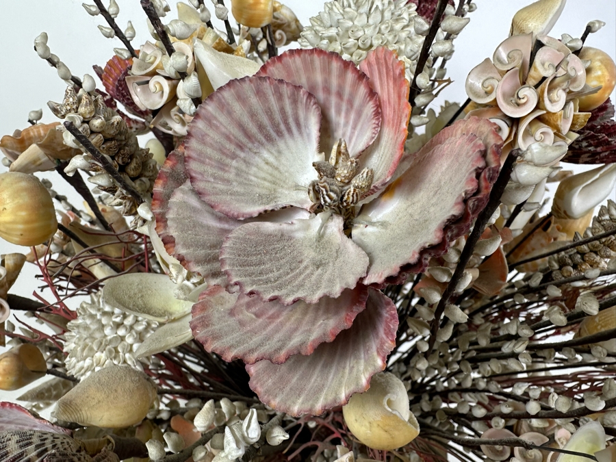 Unique Handmade Shell Floral Centerpiece 19'H [Photo 3]