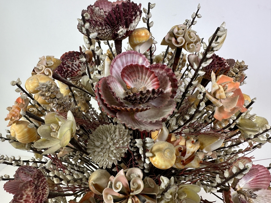 Unique Handmade Shell Floral Centerpiece 19'H [Photo 13]