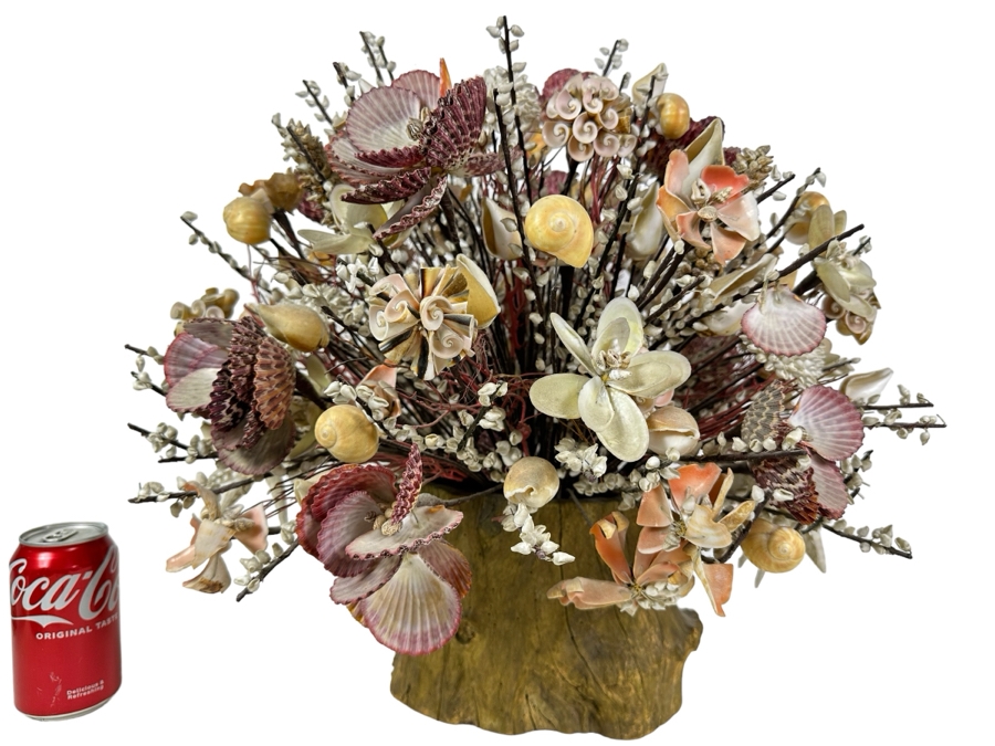 Unique Handmade Shell Floral Centerpiece 19'H [Photo 1]