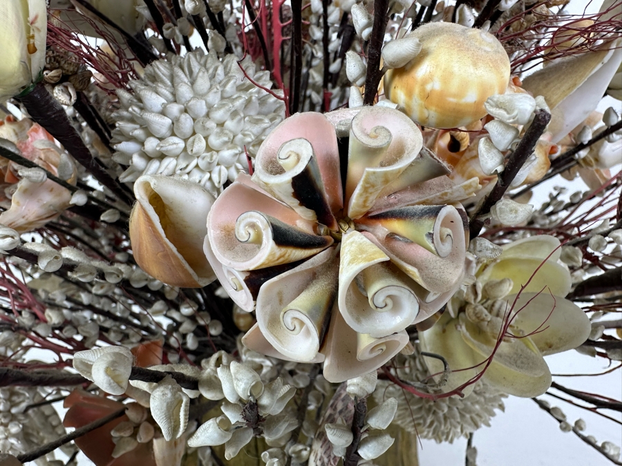 Unique Handmade Shell Floral Centerpiece 19'H [Photo 12]