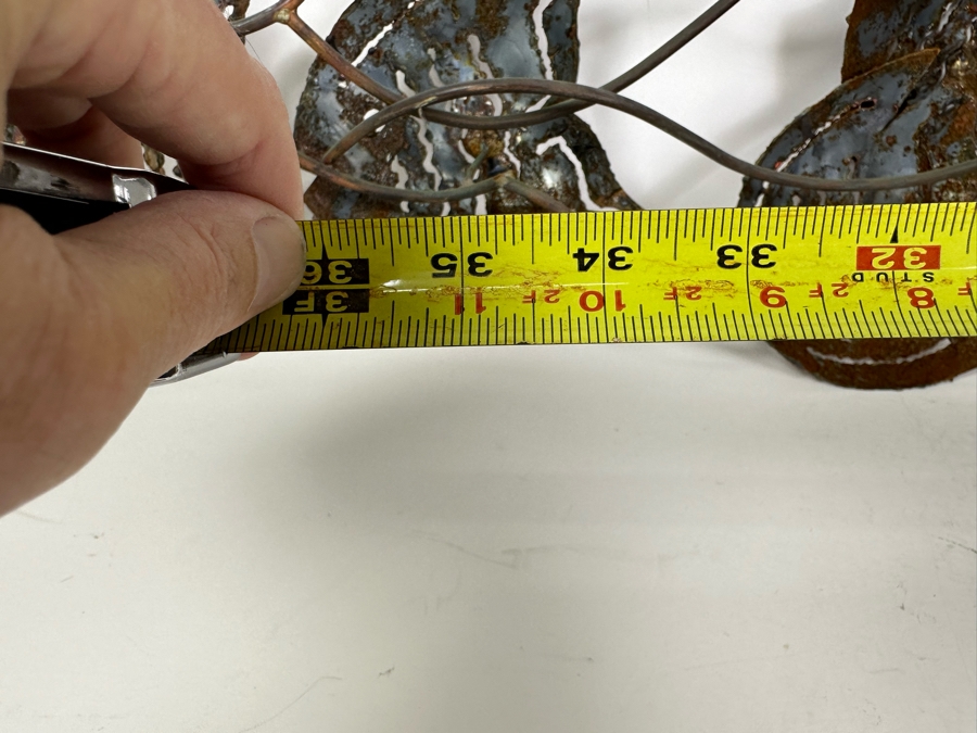 Large Handmade Metal School Of Fish Wall Sculpture 36'W X 23'H [Photo 6]