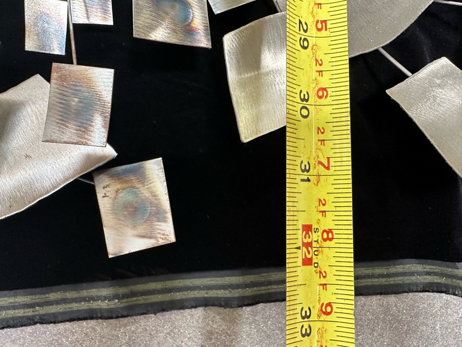 Large Signed Curtis Jere Gallery Quality Handmade Metal Wall Sculpture 53W X 32H [Photo 15]